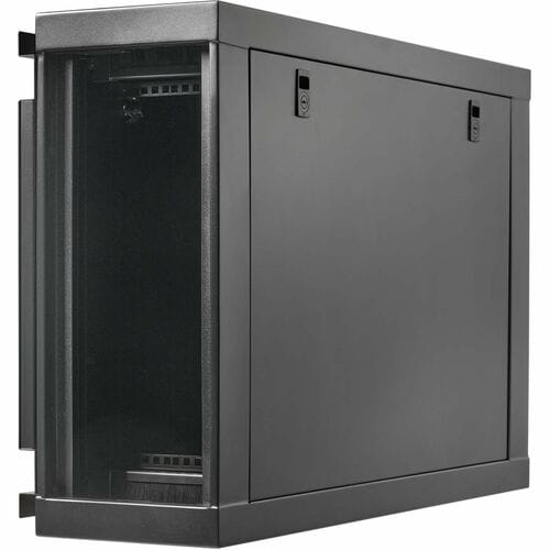 Eaton Tripp Lite Series SmartRack 4U Low-Profile Side-Mount Wall-Mount Mini Rack Enclosure, Black - For Server, PDU, Switch, Patch Panel - 4U Rack Height29.40" Rack Depth - Wall - SRW4USM - Image 12