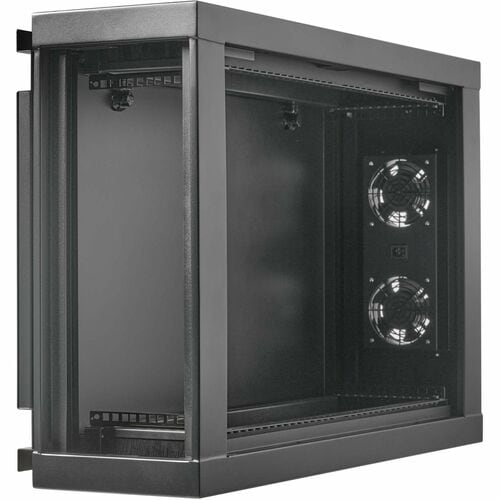 Eaton Tripp Lite Series SmartRack 4U Low-Profile Side-Mount Wall-Mount Mini Rack Enclosure, Black - For Server, PDU, Switch, Patch Panel - 4U Rack Height29.40" Rack Depth - Wall - SRW4USM - Image 13