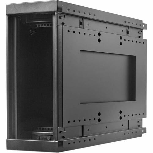 Eaton Tripp Lite Series SmartRack 4U Low-Profile Side-Mount Wall-Mount Mini Rack Enclosure, Black - For Server, PDU, Switch, Patch Panel - 4U Rack Height29.40" Rack Depth - Wall - SRW4USM - Image 15