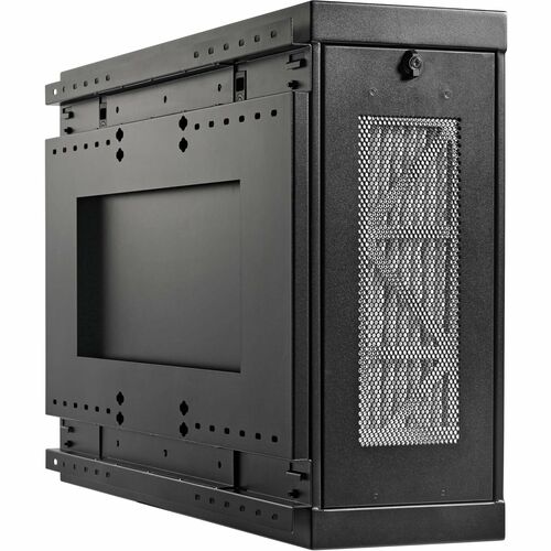 Eaton Tripp Lite Series SmartRack 4U Low-Profile Side-Mount Wall-Mount Mini Rack Enclosure, Black - For Server, PDU, Switch, Patch Panel - 4U Rack Height29.40" Rack Depth - Wall - SRW4USM - Image 3