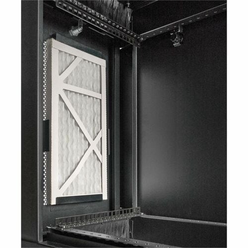 Eaton Tripp Lite Series SmartRack 9U Low-Profile Side-Mount Wall-Mount Mini Rack Enclosure, Black - For Server, PDU, Switch, Patch Panel - 9U Rack Height29.40" Rack Depth - Wall - SRW9USM - Image 16