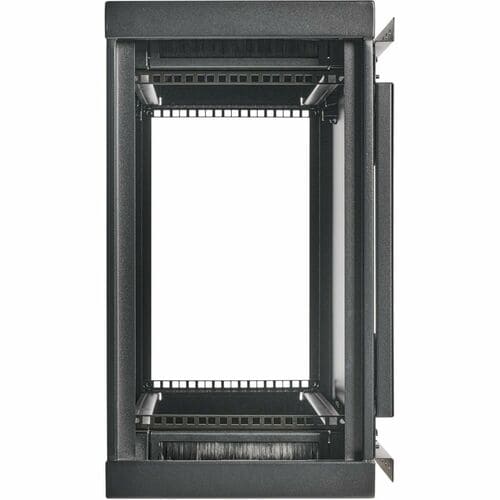 Eaton Tripp Lite Series SmartRack 9U Low-Profile Side-Mount Wall-Mount Mini Rack Enclosure, Black - For Server, PDU, Switch, Patch Panel - 9U Rack Height29.40" Rack Depth - Wall - SRW9USM - Image 7
