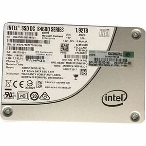 HPE - Sourcing HP 1.92TB 2.5 INCH 6GB/S SATA SOLID STATE DRIVE P04114-001