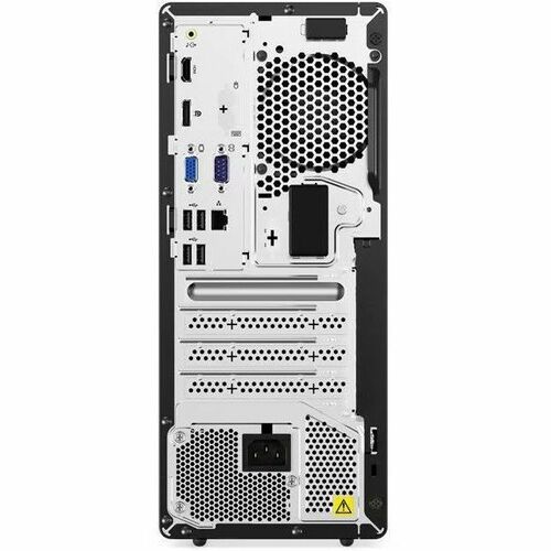 LENOVO DCG SOURCING V50t Gen 2-13IOB 11QE003VUM Desktop Computer - Intel Core i5 10th Gen i5-10400 - 4 GB - 1 TB HDD - Tower - Black, Silver - 11QE003VUM - Image 3