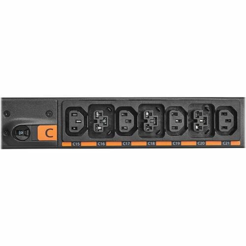 Eaton 3-Phase Metered Input Rack PDU G4, 208V, 42 Outlets, 24A, 8.6kW, L15-30 Input, 10 ft. Cord, 0U Vertical - Metered - NEMA L15-30P - 24 x IEC - EVMI1530X - Image 12