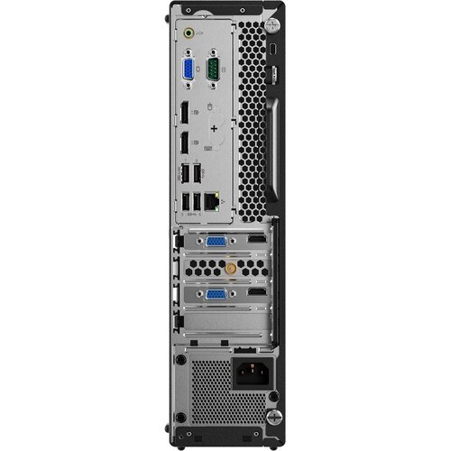 LENOVO DCG SOURCING ThinkCentre M920s 10SJS16300 Desktop Computer - Intel Core i5 9th Gen i5-9400 - 4 GB - 1 TB HDD - Small Form Factor - Black - 10SJS16300 - Image 3