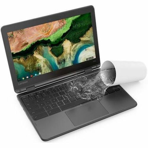 LENOVO DCG SOURCING 300e Chromebook 2nd Gen 81MB007YUS 11.6" Touchscreen Chromebook - HD - Intel Celeron N4020 - 4 GB - 32 GB Flash Memory - English Keyboard - 81MB007YUS - Image 4
