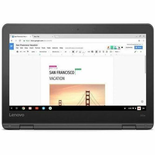 LENOVO DCG SOURCING 300e Chromebook 2nd Gen 81MB007YUS 11.6" Touchscreen Chromebook - HD - Intel Celeron N4020 - 4 GB - 32 GB Flash Memory - English Keyboard - 81MB007YUS - Image 6