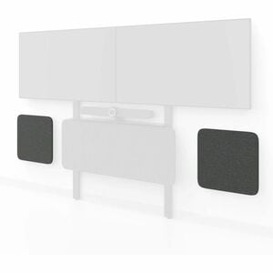 Heckler Design HECKLER ADA PANEL PAIR 24X24 BLACK GREY H806A-BG