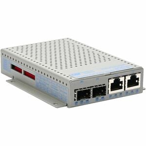 Omnitron Systems POE++ MEDIA CONVERTR SFP PORT 2X 10/100/1000T 60W TO 100/1000X Z 9519N-0-21Z
