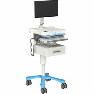 Ergotron ENCORE MOBIUSPOWER PLUS WORKSTATION STRAIGHT MONITOR POST ENC2-MSP1-0DL0