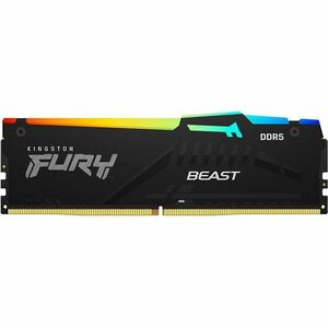 Kingston 64GB 6000MT/S DDR5 CL36 DIMM (KIT OF 2) FURY BEAST RGB KF560C36BBE2AK2-64