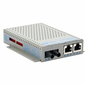 Omnitron Systems POE++ MEDIA CONVERTR ST SM 12KM 2X10/100/1000T 60W TO 1000X AC WIDE 9501N-1-21W