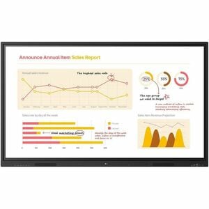 LG 65IN CREATEBOARD NON-OS TOUCH 4k UHD 40pt IR HDMI 3yr Warr 65TR3BQ-B