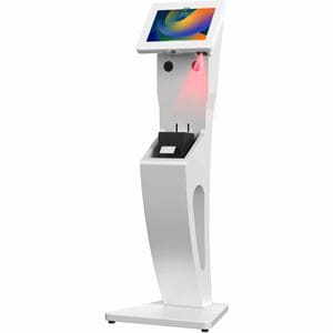 Cta Digital Inc. FLOOR STAND WITH ENCLOSURE AND 2D SCANNER PAD-LDSPW2D