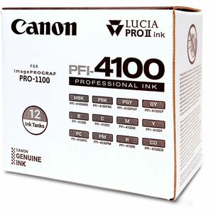Canon PFI-4100 12 COLOR PACK INKJET CONSUMABLES 6776C006