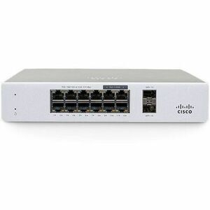 Cisco MERAKI MS130-12X CLOUD MGD 8GE + 4x 2.5GE 240W PoE Switch MS130-12X