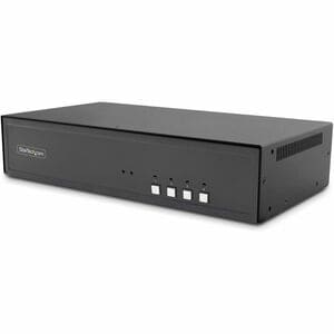 StarTech.com SECURE 4-PORT DUAL-MONITOR KVM DVI NIAP 4.0 CAC US BUILT CK4-D204C