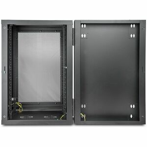 Rocstor SOLIDRACK 18U WALL-MOUNT Half-Height EnclosureHinged Back Y10E090-B1 - Image 7