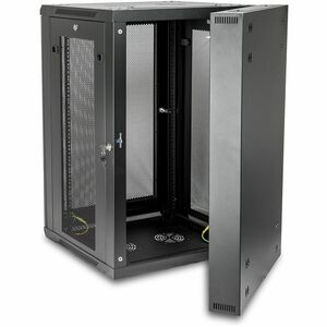 Rocstor SOLIDRACK 18U WALL-MOUNT Half-Height EnclosureHinged Back Y10E090-B1 - Image 15