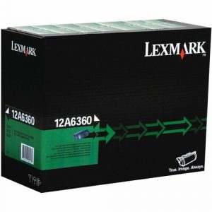 Lexmark Original Toner Cartridge - Laser - 30000 Pages - Black 12A6360 - 12A6360