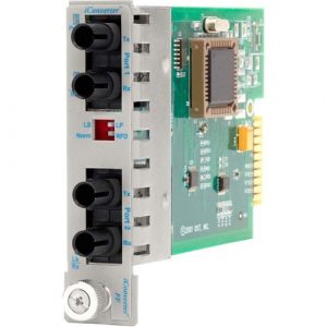 100 BASE-FX FIBER TO FIBER ICONVERTER ST MM 1310 SM 1310 30KM - 8620-1