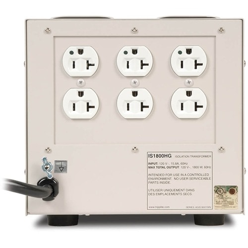 1800W HG ISOLATION TRANSFORMER 120V MEDICAL GRADE 6 OUT UL60601-1 - IS1800HG - Image 13
