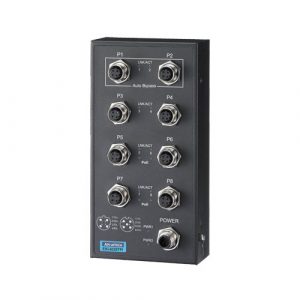EN50155 8XM12 UNMANAGED SWITCH W/ POE - EKI-6528TPI-AE