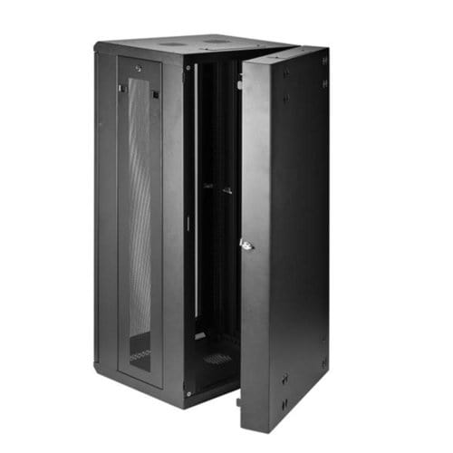 StarTech.com 4-Post 26U Wall Mount Network Cabinet, 19" Hinged Wall-Mounted Server Rack for Data / IT Equipment, Lockable Rack Enclosure - Wall-Mount Server Rack for rackmount equipment - - RK2620WALHM - Image 5