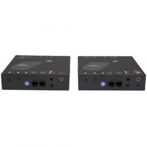 StarTech.com HDMI Over IP Extender Kit - Video Over IP Extender with Support for Video Wall - 4K - Deploy HDMI over LAN and get a video over - ST12MHDLAN4K
