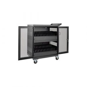 32 PORT CHARGING STATION CART AC CHROMEBOOKS LAPTOPS TABLETS - CSC32AC