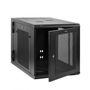 StarTech.com 4-Post 12U Wall Mount Network Cabinet, 19" Hinged Wall-Mounted Server Rack for IT Equipment, Flexible Lockable Rack Enclosure - Wall-Mount Server Rack for rackmount equipment - Flexible - RK1232WALHM