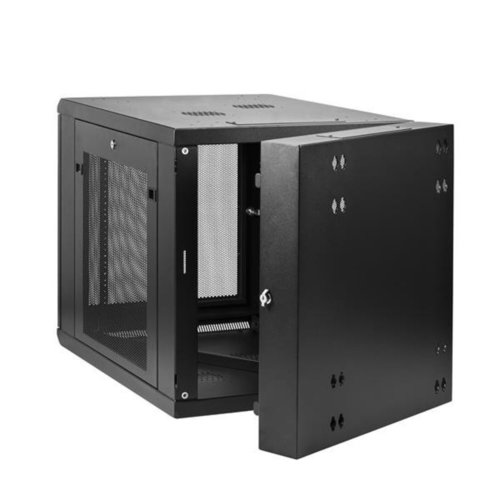 StarTech.com 4-Post 12U Wall Mount Network Cabinet, 19" Hinged Wall-Mounted Server Rack for IT Equipment, Flexible Lockable Rack Enclosure - Wall-Mount Server Rack for rackmount equipment - Flexible - RK1232WALHM - Image 5