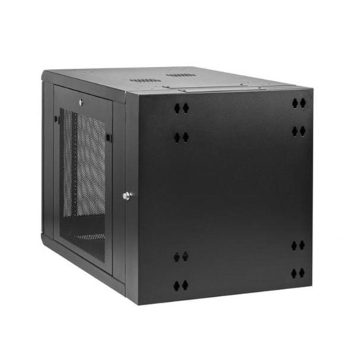 StarTech.com 4-Post 12U Wall Mount Network Cabinet, 19" Hinged Wall-Mounted Server Rack for IT Equipment, Flexible Lockable Rack Enclosure - Wall-Mount Server Rack for rackmount equipment - Flexible - RK1232WALHM - Image 3