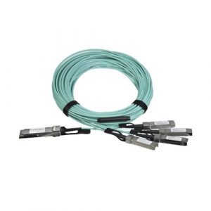 StarTech.com Cisco QSFP-4X10G-AOC10M Compatible QSFP+ Active Optical Breakout Cable - 15 m (49 ft) - 40 Gbps to 4 x 10Gbps - AOC Fiber Breakout Cable - Fiber - QSFP4X10AO15