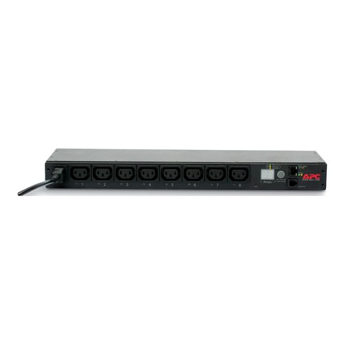 APC by Schneider Electric Rack PDU, Switched, 1U, 12A/208V, 10A/230V, (8)C13 - Switched - IEC 60320 C14 - 200 V, 208 V, 230 V - 6.50 ft Cord - AP7920B - Image 7