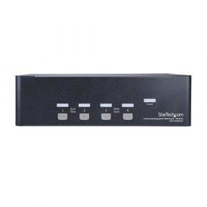 4 PORT DUAL MONITOR DISPLAYPORT KVM SWITCH TWO DISPLAYS DP KVM - SV431DPDDUA2