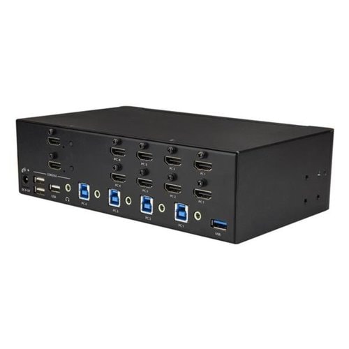 4 PORT HDMI KVM SWITCH 4K USB AUDIO HDMI KVM SWITCH - SV431DHD4KU
