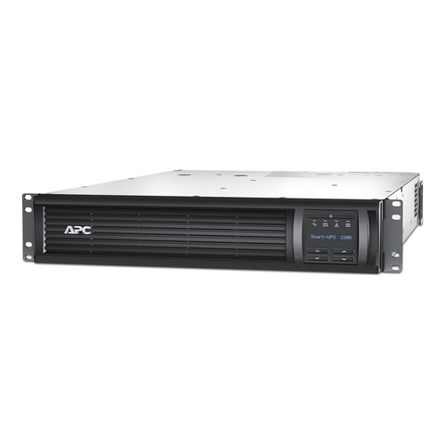 APC Smart-UPS, Line Interactive, 2200VA, Rackmount, 120V, 6x NEMA 5-15R+2x NEMA 5-20R outlets, SmartSlot+Embedded Network Card, AVR, LCD SMT2200R2X658