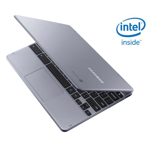 Samsung Chromebook Plus XE525QBB-K01US 12.2" Touchscreen Convertible 2 in 1 Chromebook - Intel Celeron 3965Y - 4 GB - 32 GB Flash Memory - Stealth Silver - LTE - XE525QBB-K01US