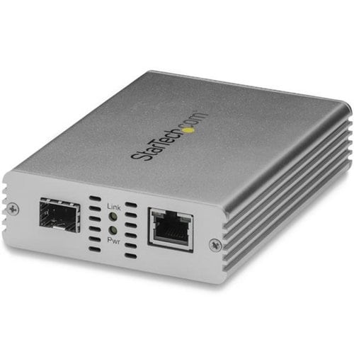 StarTech.com 10 GIGABIT ETHERNET FIBER MEDIA CONVERTER FIBER TO RJ45 COPPER SFP+ MCM10GSFP - Image 3