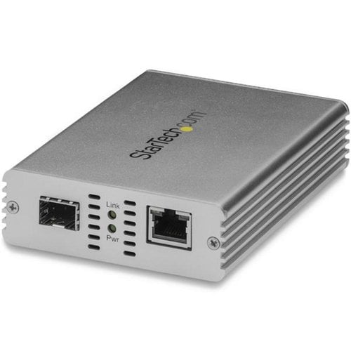 StarTech.com 10 GIGABIT ETHERNET FIBER MEDIA CONVERTER FIBER TO RJ45 COPPER SFP+ MCM10GSFP - Image 4