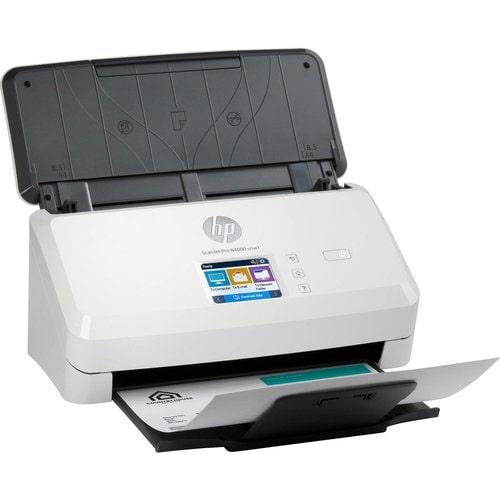 HP ScanJet Pro N4000 Sheetfed Scanner - 600 x 600 dpi Optical - 40 ppm (Mono) - 40 ppm (Color) - Grayscale, Color, Monochrome Scan - PC Free - 6FW08A#BGJ - Image 4