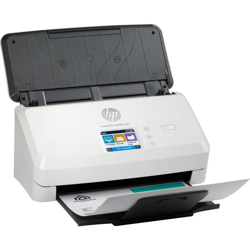 HP ScanJet Pro N4000 Sheetfed Scanner - 600 x 600 dpi Optical - 40 ppm (Mono) - 40 ppm (Color) - Grayscale, Color, Monochrome Scan - PC Free - 6FW08A#BGJ - Image 5