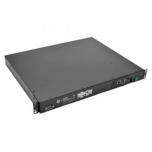 Eaton Tripp Lite Series 2.4kW Single-Phase Switched Automatic Transfer Switch PDU, Two 200-240V C14 Inlets, 10 C13 Outputs, 1U, TAA - IEC 60320 C14 - 10 x IEC - PDUMH15HVATNET