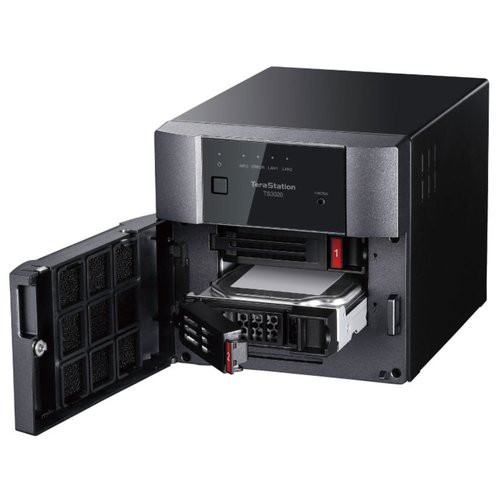 BUFFALO TeraStation 3420 4-Bay SMB 8TB (2x4TB) Desktop NAS Storage w/ Hard Drives Included - Annapurna Labs Alpine AL-214 Quad-core (4 Core) 1.40 GHz - 4 x HDD - TS3420DN0802 - Image 2
