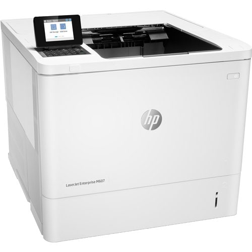HP LaserJet Enterprise M607 M607n Desktop Laser Printer - Monochrome - 55 ppm Mono - 1200 x 1200 dpi Print - Manual Duplex Print - 650 Sheets Input - K0Q14A#BGJ - Image 3