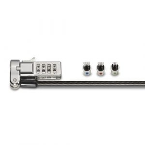 3-IN-1 COMBINATION LAPTOP LOCK SERIALIZED 25-PACK - K60615WW