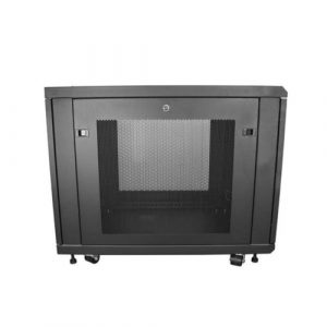 12U AV RACK CABINET 4 POST FLOOR STANDING IT CABINET ENCLOSURE - RK1233BKM