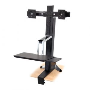 WorkFit-S, Dual Monitor Standing Desk Workstation 33-341-200 - 33-341-200